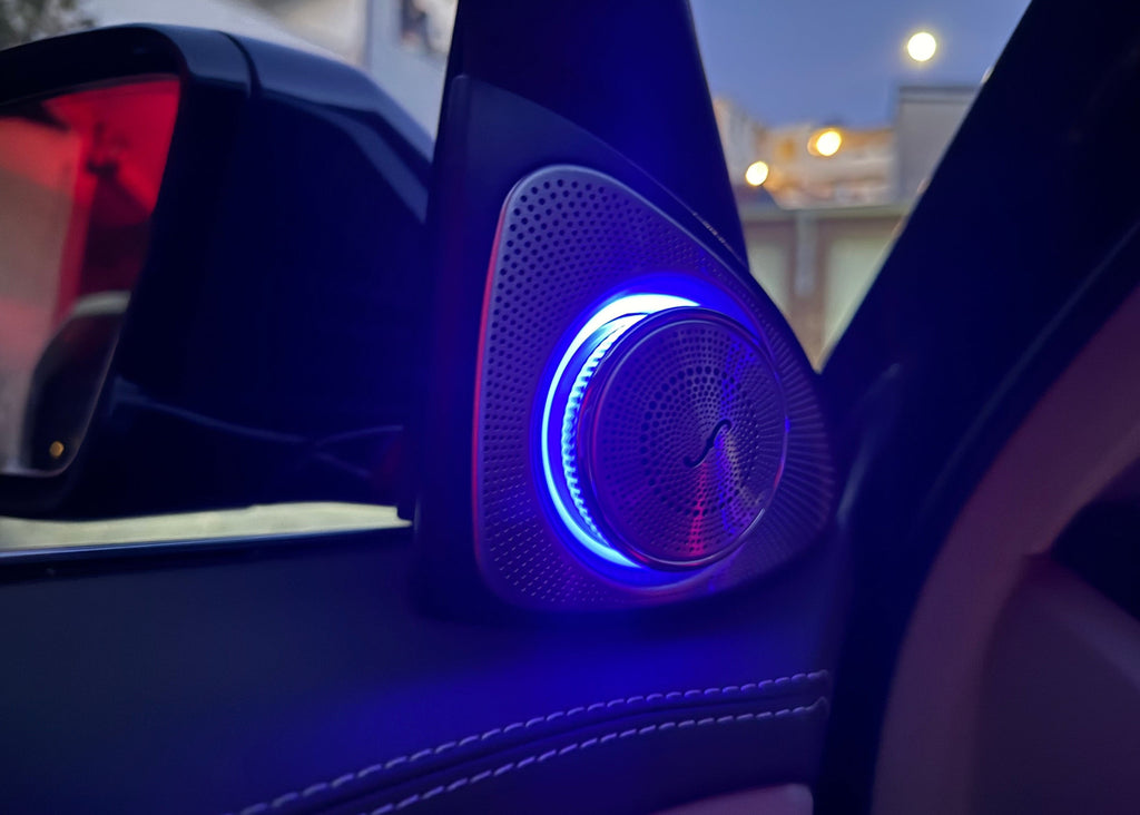 Beleuchtete 3D-Hochtöner für Mercedes